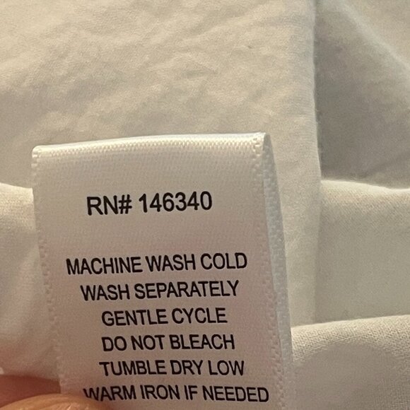 AMO Ruth Sleeveless Shirt white buttondown small women cotton - Picture 10 of 11